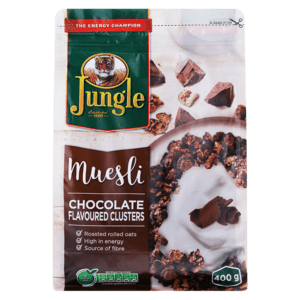 Jungle Chocolate Flavoured Clusters Muesli 400g