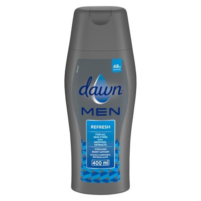 Dawn Men Refresh Cooling Body Lotion for All Skin Types 400ml