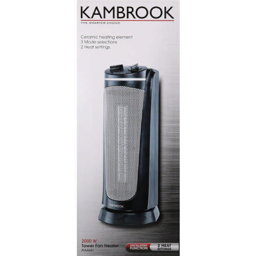 Kambrook Tower Fan Heater