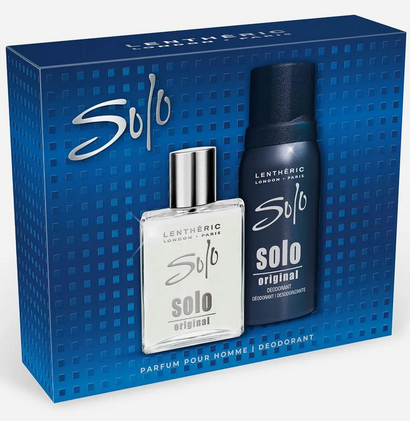 Lenthéric Solo Original Parfum Pour Homme Vaporisateur & Deodorant Spray Gift Set