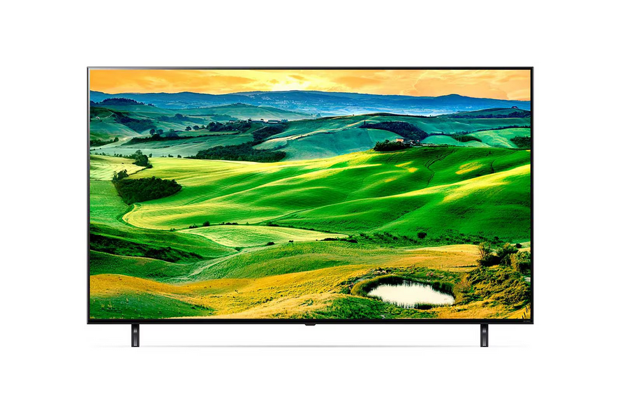 LG Real 4K Quantum Dot NanoCell Colour Technology LED TV 65 Inch QNED80 Series, Cinema Screen Design 4K Cinema HDR WebOS Smart AI ThinQ Local Dimming (65QNED806QA)