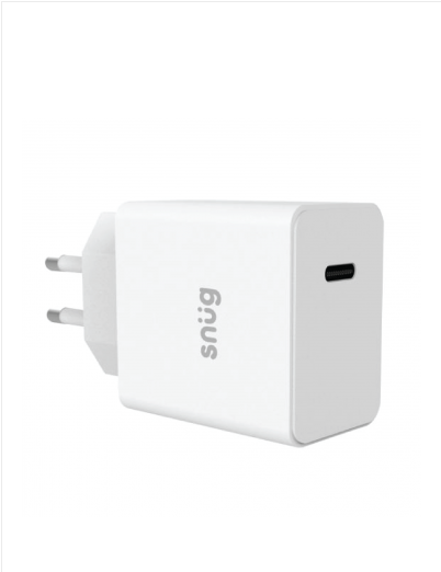 SNUG 1 PORT 20W PD WALL CHARGER-WH