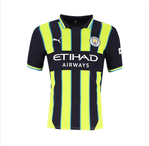 Puma Manchester City 24/25 Men's Away Jersey Navy/Yellow