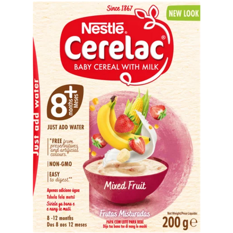 Nestlé Cerelac Mixed Fruit Baby Cereal with Milk 200g