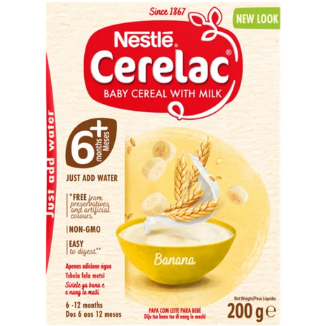 Nestlé Cerelac Banana Baby Cereal with Milk 200g