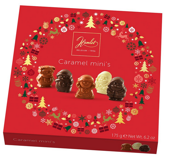 Hamlet Caramel Minis Winter 175g, Red