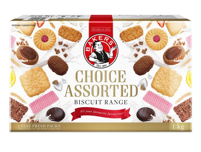 Bakers Choice Assorted Biscuits 1kg