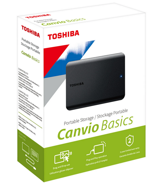 Toshiba 2.5-inch 2TB Hard Drive Canvio