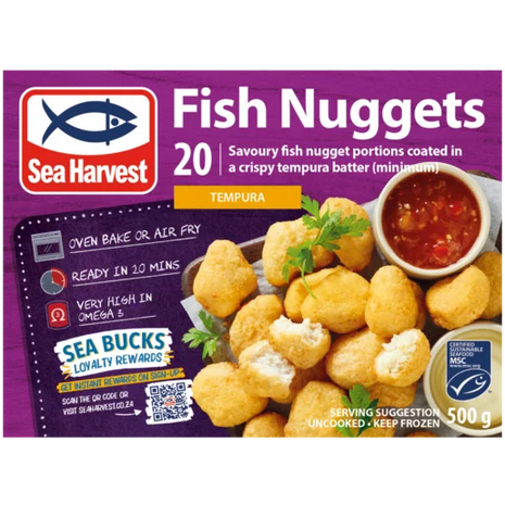 Sea Harvest Frozen Tempura Fish Nuggets 500g (NEW)