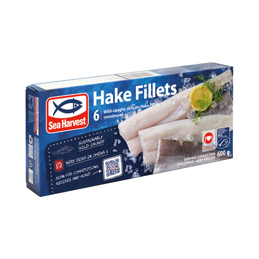 Sea Harvest Frozen Hake Fillets 6 Pieces 600g (NEW)