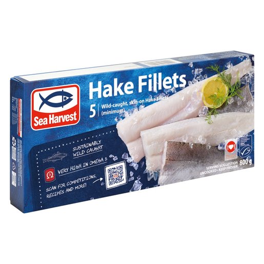 Sea Harvest Prime Hake Fillets 800g