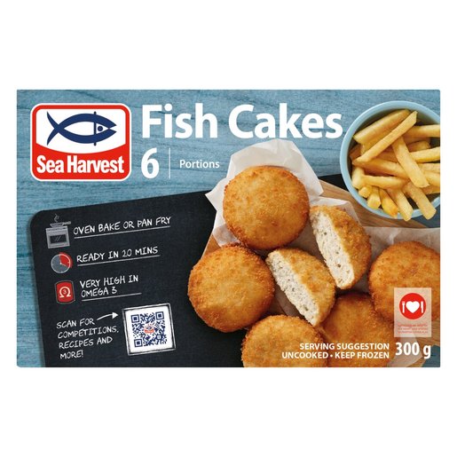 Sea Harvest Frozen Fish Cakes 300g