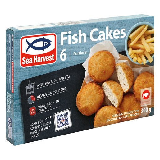 Sea Harvest Frozen Fish Cakes 300g