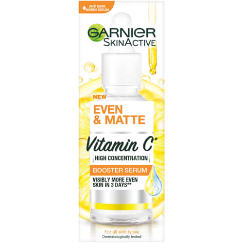 Garnier Even & Matte Vitamin C Booster Serum 30ml