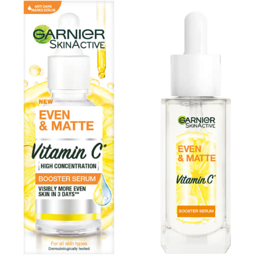 Garnier Even & Matte Vitamin C Booster Serum 30ml