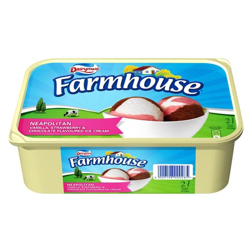 Dairymaid Farmhouse Neapolitan Ice Cream 2l