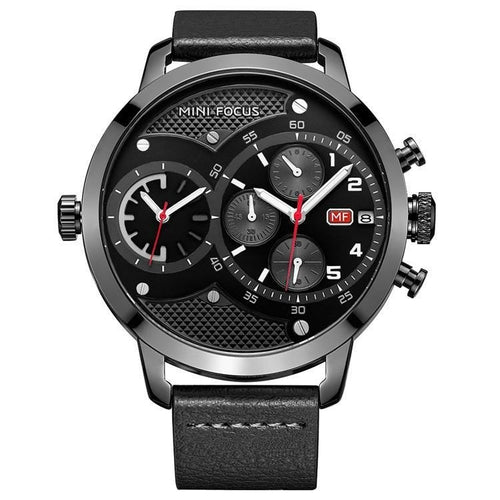 Double Movement Waterproof Men's Quartz Watch