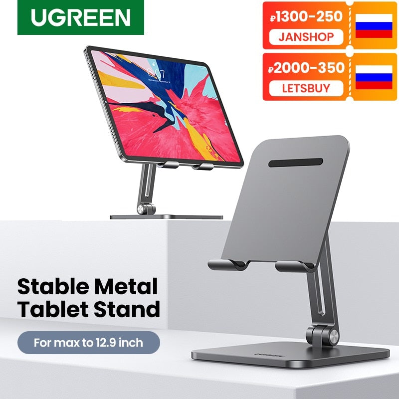 UGREEN Tablet Stand Phone Holder For iPad Pro 2021 2020 Samsung Xiaomi