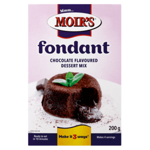 Moir's Fondant Chocolate Flavoured Dessert Mix 200g