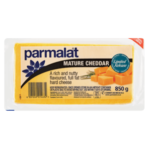 Parmalat Mature Cheddar Cheese Pack 850g