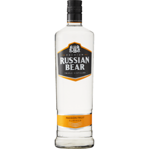 Russian Bear Passion Fruit Vodka Bottle 750ml - myhoodmarket